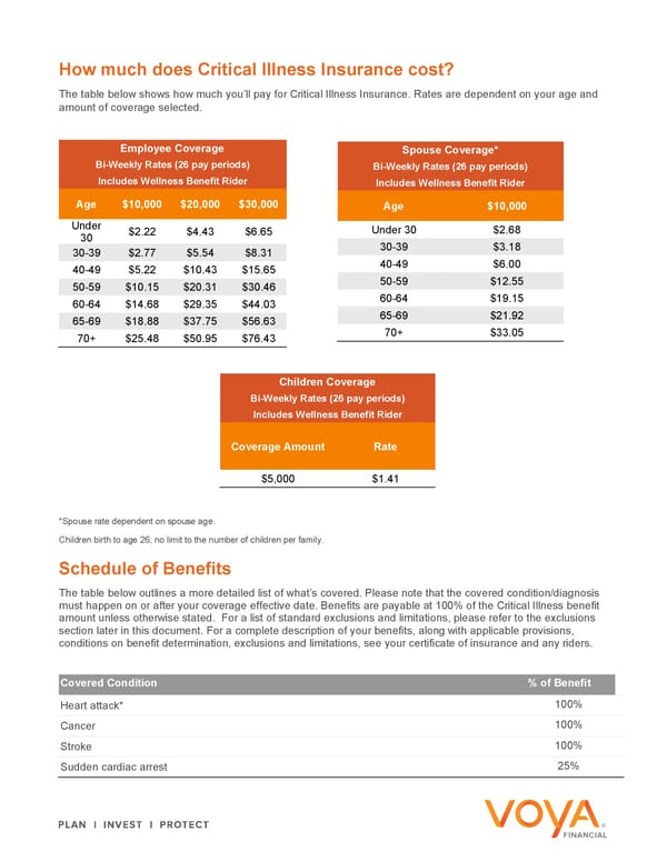 Critical Illness – Explore Your Benefits Flyer 2024 - Page 3