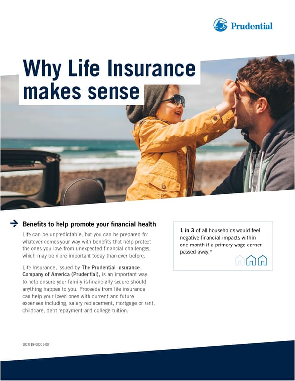 Why Life Insurance Makes Sense Flyer - Page 1