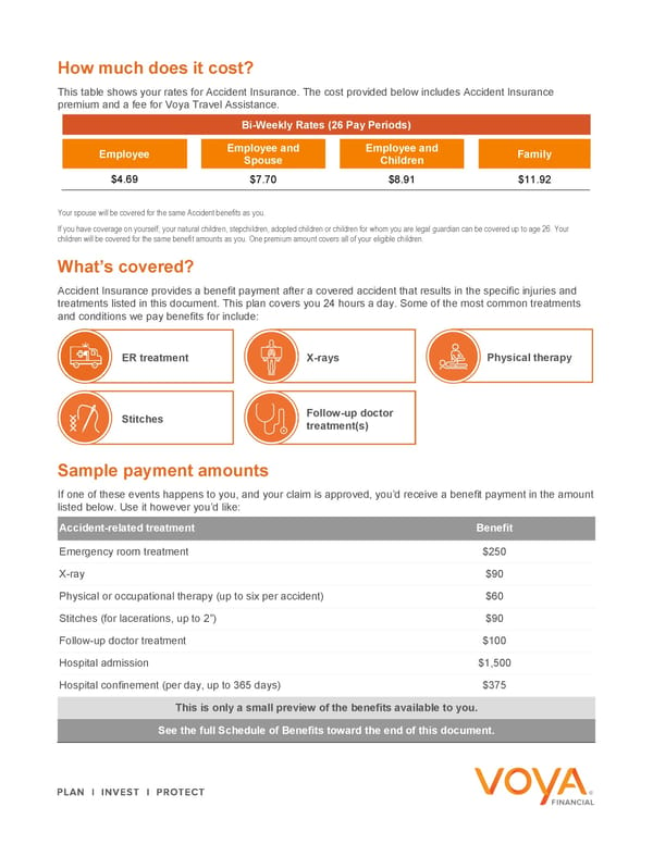 Accident – Explore Your Benefits Flyer 2024 - Page 2