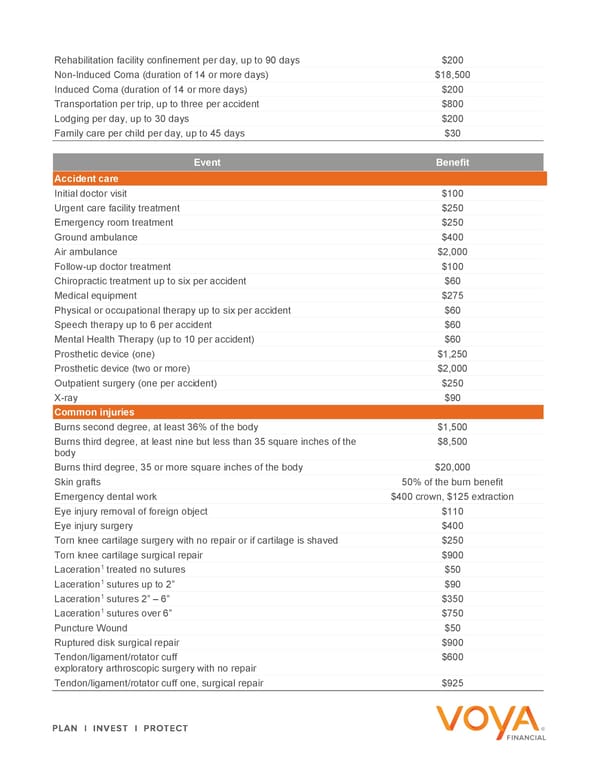 Accident – Explore Your Benefits Flyer 2024 - Page 4