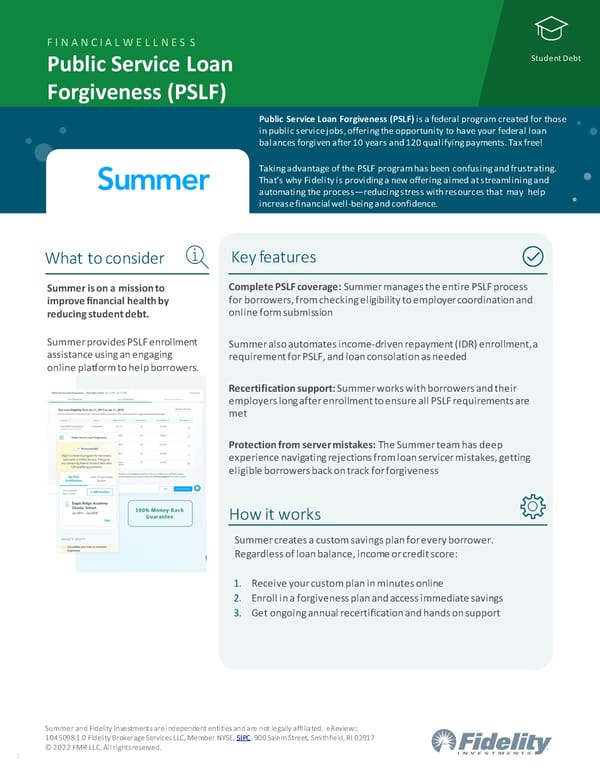 Summer PSLF Support - Page 1