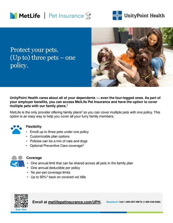 MetLife Family Plans Flyer - Page 1