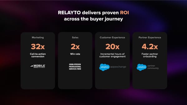 RELAYTO Buyers' Presentation - Page 11