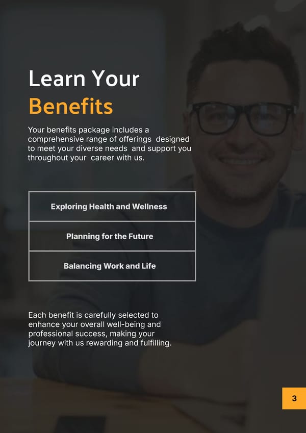 Employee Benefits Guide Summary Template  - Google Slides, Powerpoint & PDF - Page 3