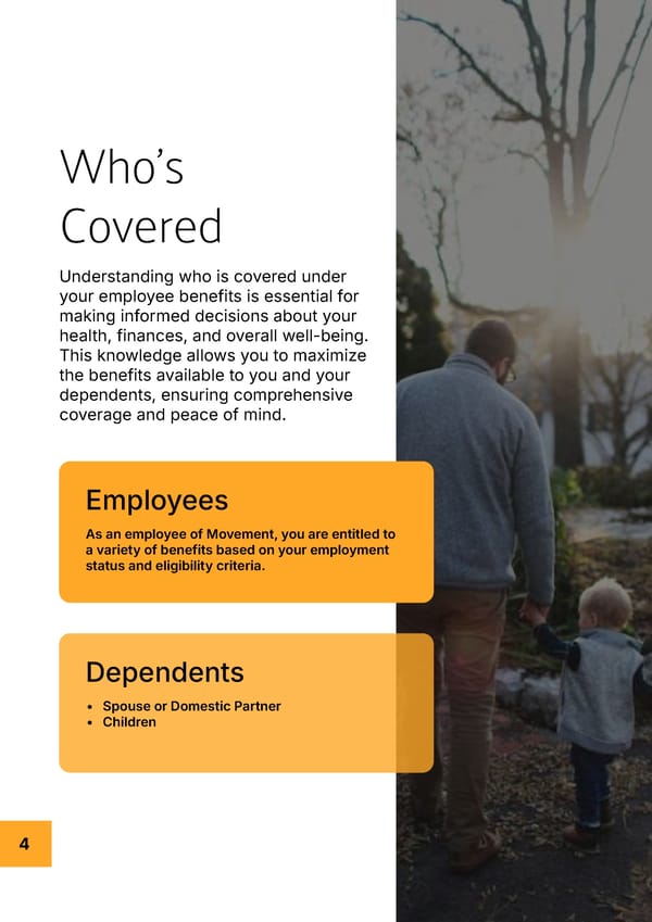 Employee Benefits Guide Summary Template  - Google Slides, Powerpoint & PDF - Page 4