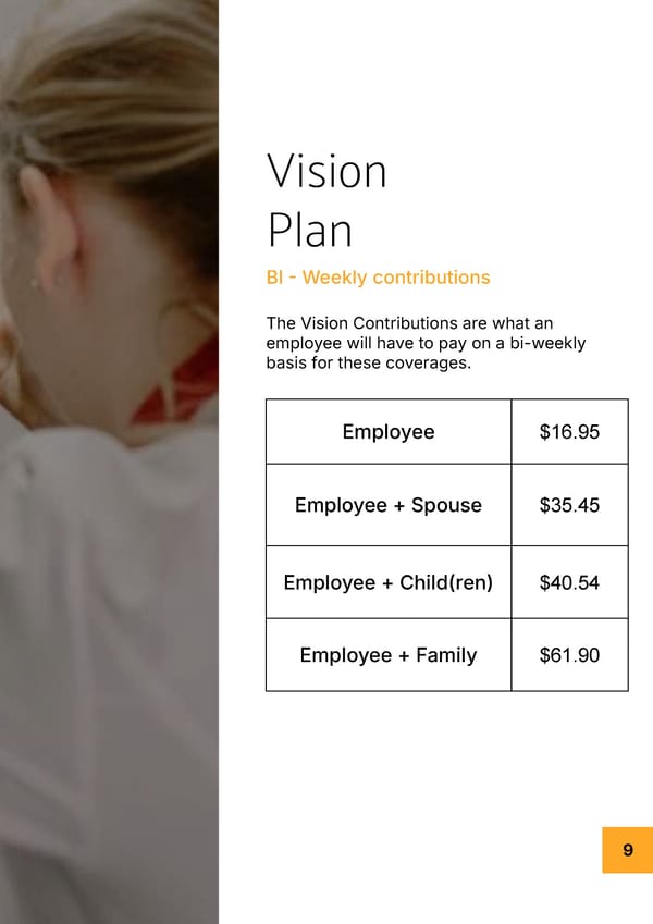 Employee Benefits Guide Summary Template  - Google Slides, Powerpoint & PDF - Page 9