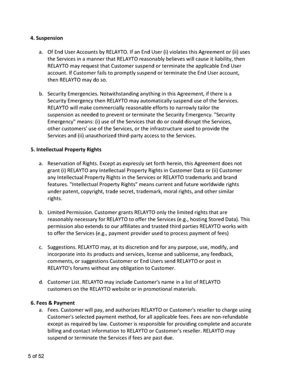 Terms, Conditions, Policies & Plans - Page 5