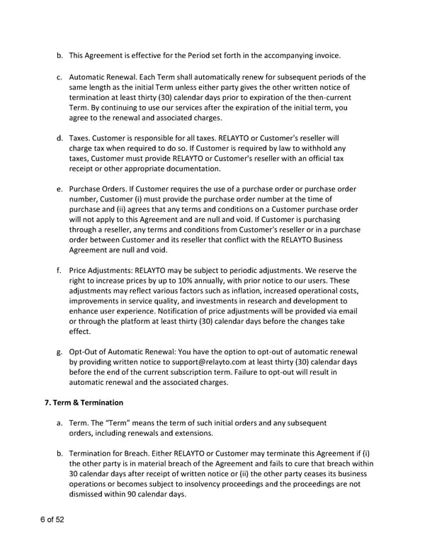 Terms, Conditions, Policies & Plans - Page 6