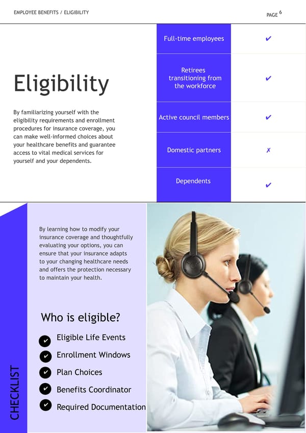 Employee Benefits  Brochure Template  - Page 6