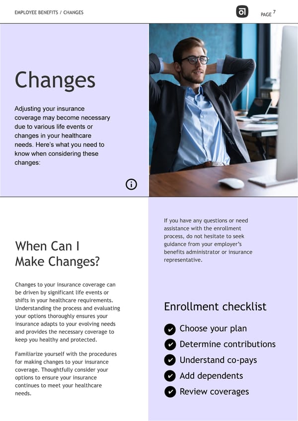 Employee Benefits  Brochure Template  - Page 7