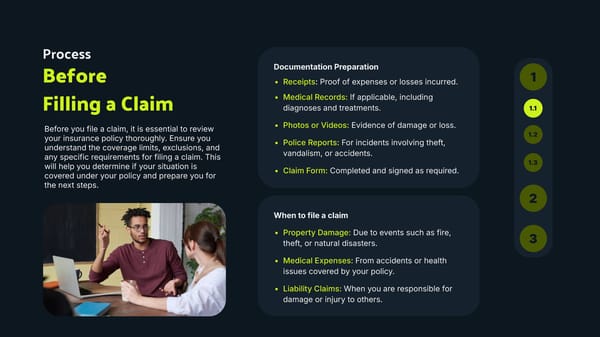 Claim Process Guide Presentation Template - Google Slides, Powerpoint & PDF - Page 3