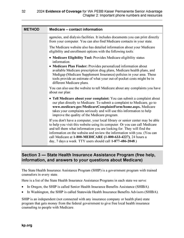 Kaiser Permanente NW Senior Advantage EOC (2024) - Page 70