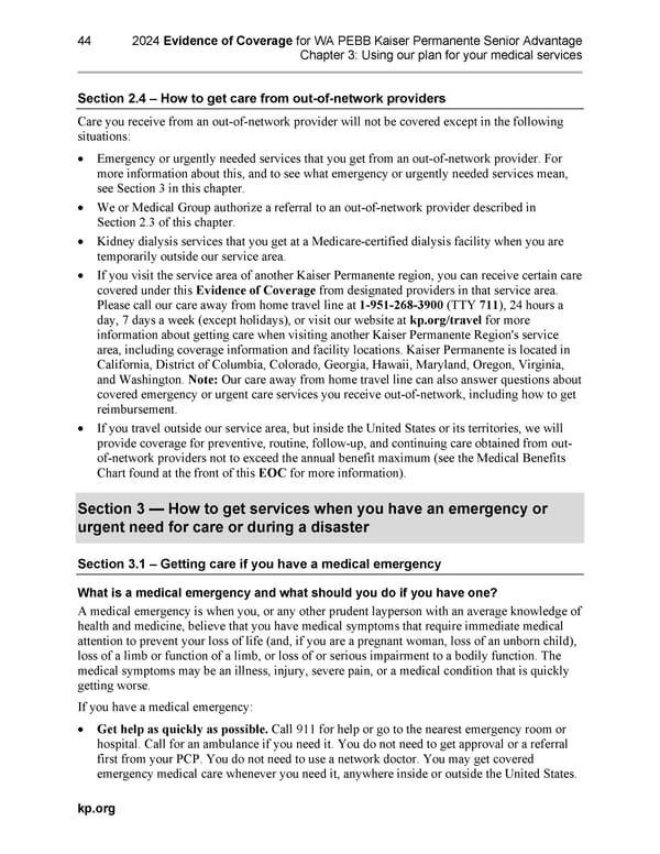 Kaiser Permanente NW Senior Advantage EOC (2024) - Page 82