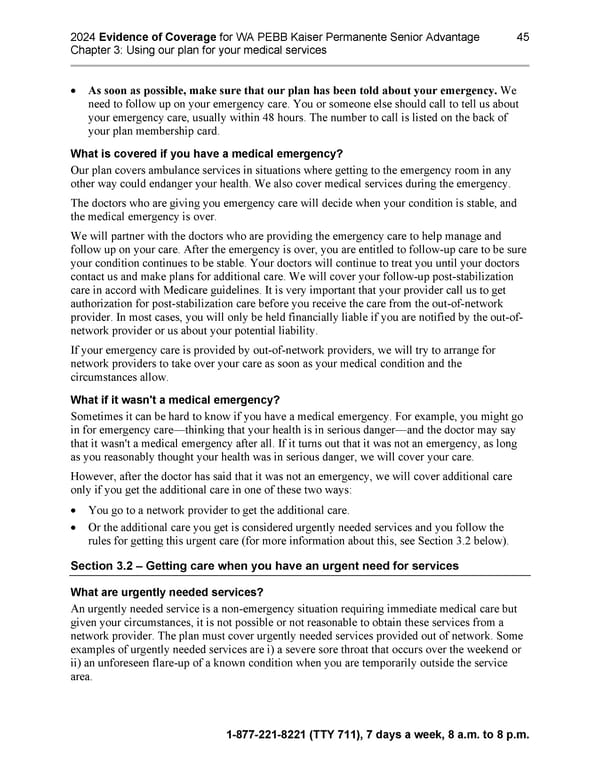 Kaiser Permanente NW Senior Advantage EOC (2024) - Page 83