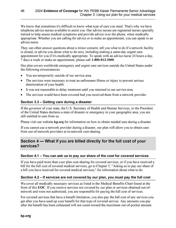 Kaiser Permanente NW Senior Advantage EOC (2024) - Page 84