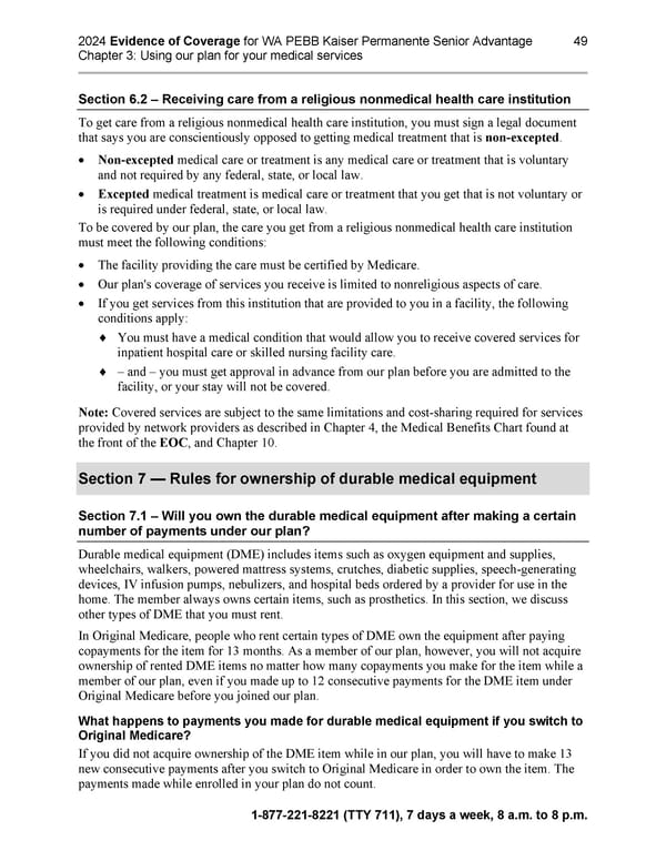 Kaiser Permanente NW Senior Advantage EOC (2024) - Page 87