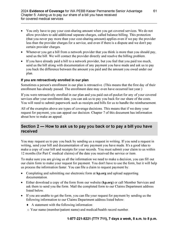 Kaiser Permanente NW Senior Advantage EOC (2024) - Page 99