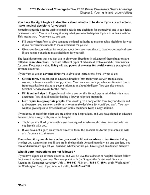 Kaiser Permanente NW Senior Advantage EOC (2024) - Page 104