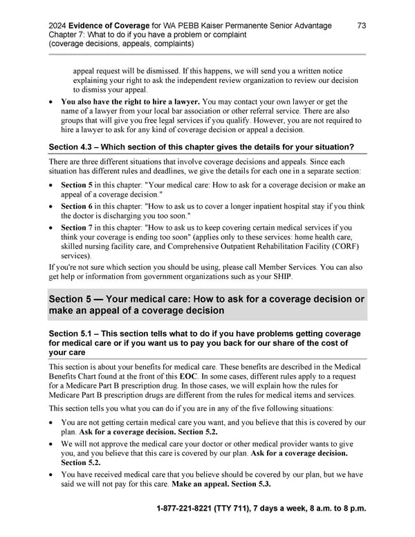 Kaiser Permanente NW Senior Advantage EOC (2024) - Page 111