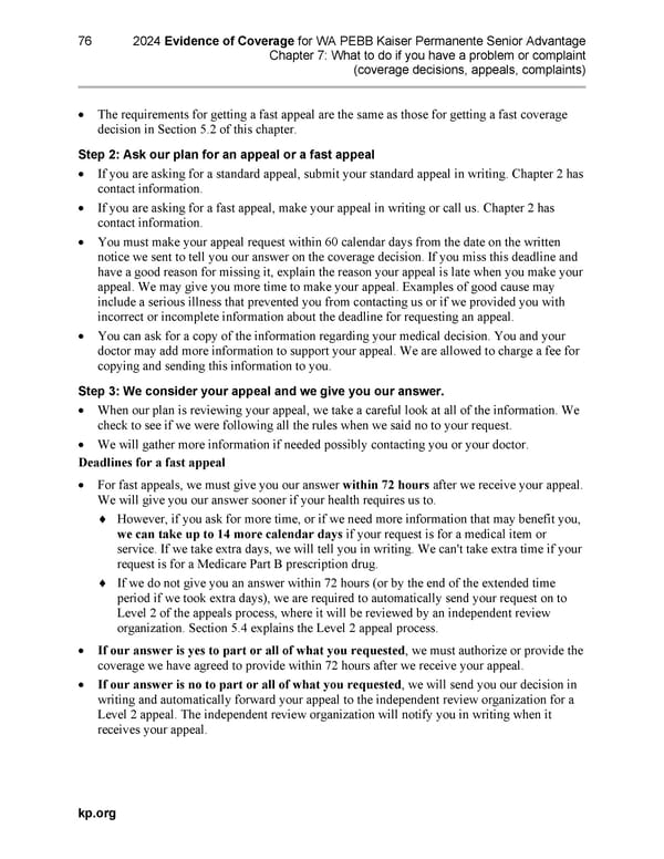 Kaiser Permanente NW Senior Advantage EOC (2024) - Page 114