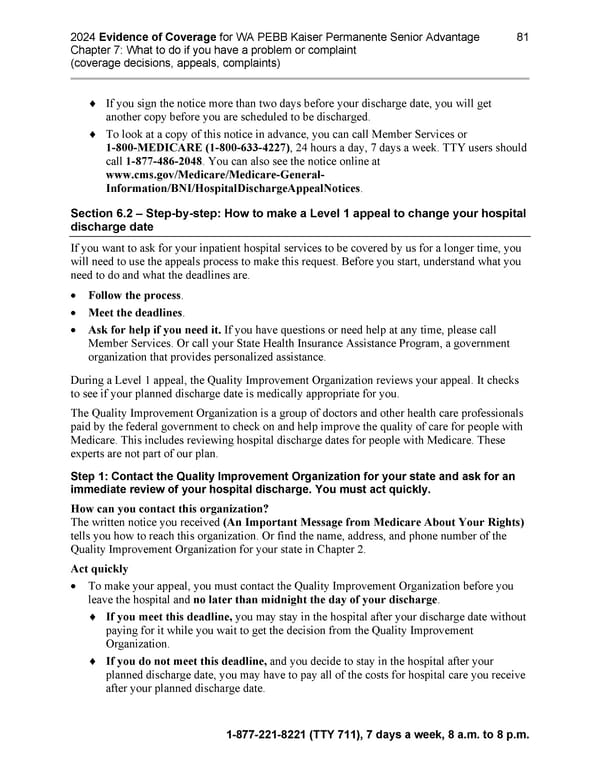 Kaiser Permanente NW Senior Advantage EOC (2024) - Page 119