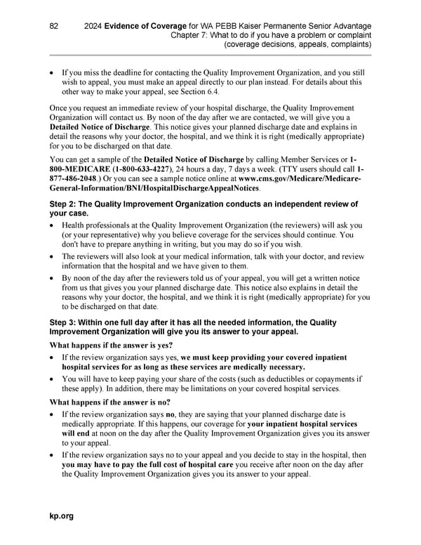 Kaiser Permanente NW Senior Advantage EOC (2024) - Page 120