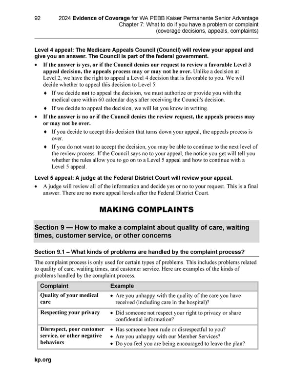 Kaiser Permanente NW Senior Advantage EOC (2024) - Page 130