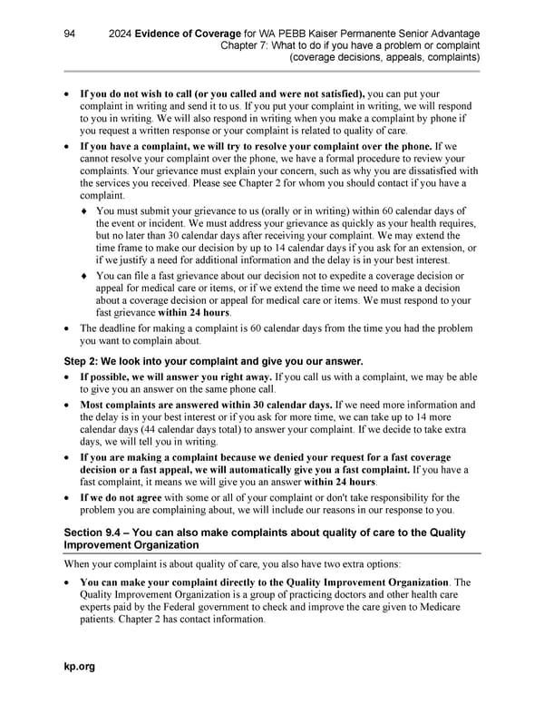 Kaiser Permanente NW Senior Advantage EOC (2024) - Page 132