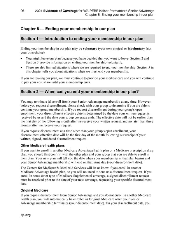 Kaiser Permanente NW Senior Advantage EOC (2024) - Page 134