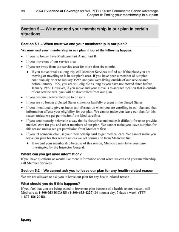 Kaiser Permanente NW Senior Advantage EOC (2024) - Page 136