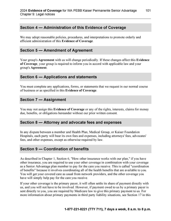 Kaiser Permanente NW Senior Advantage EOC (2024) - Page 139