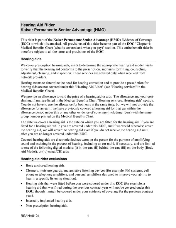 Kaiser Permanente NW Senior Advantage EOC (2024) - Page 160