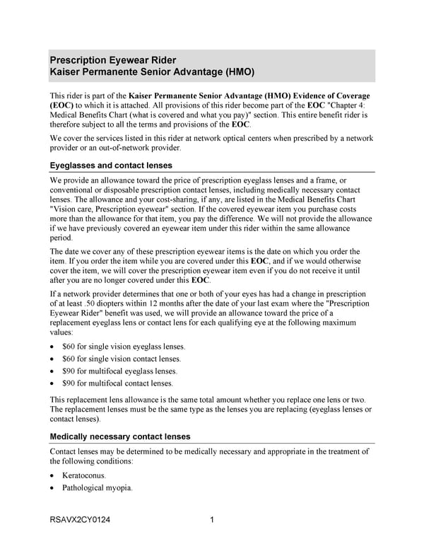 Kaiser Permanente NW Senior Advantage EOC (2024) - Page 168