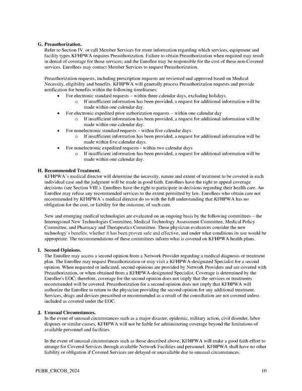 Kaiser Permanente WA Original Medicare EOC (2024) - Page 10