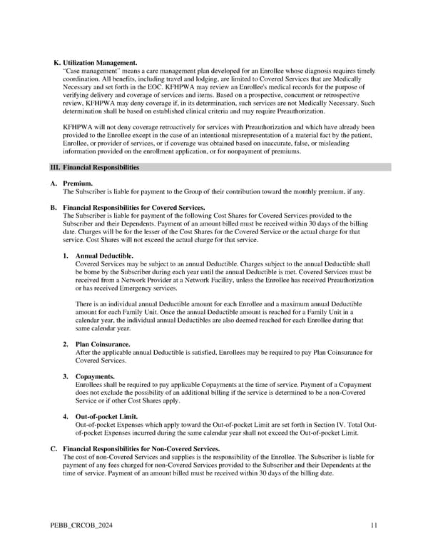 Kaiser Permanente WA Original Medicare EOC (2024) - Page 11