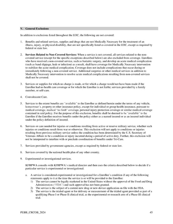 Kaiser Permanente WA Original Medicare EOC (2024) - Page 45