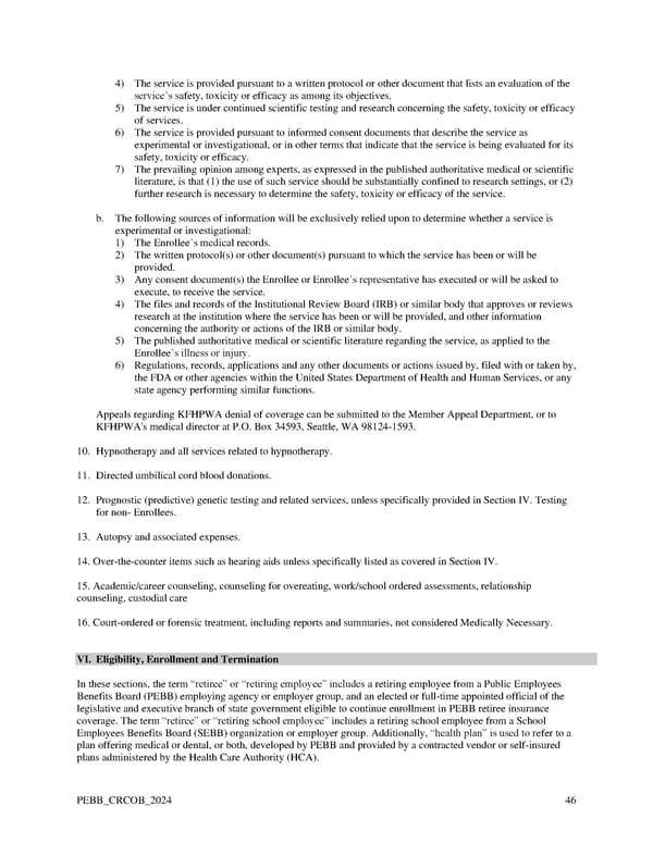 Kaiser Permanente WA Original Medicare EOC (2024) - Page 46