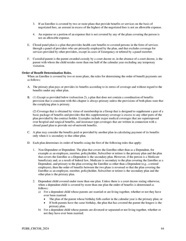 Kaiser Permanente WA Original Medicare EOC (2024) - Page 64
