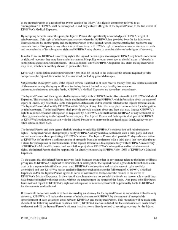 Kaiser Permanente WA Original Medicare EOC (2024) - Page 67