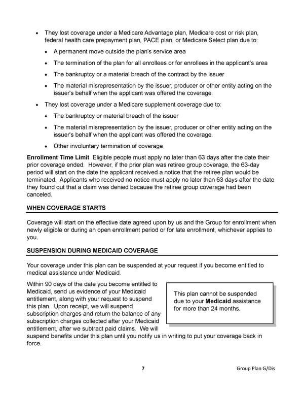 Plan G Certificate - Disability (2024) - Page 10