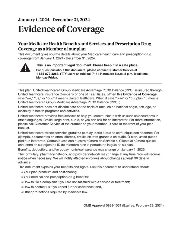 UnitedHealthcare PEBB Balance EOC (2024) - Page 2