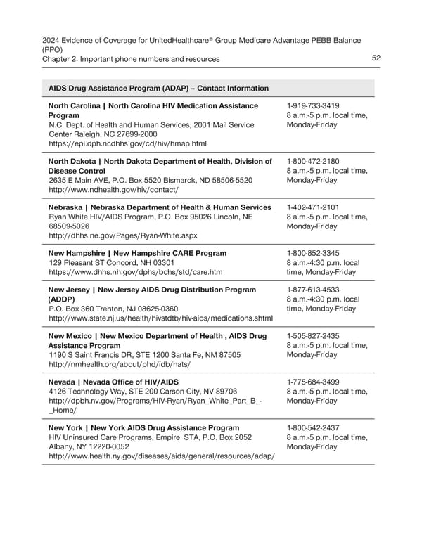 UnitedHealthcare PEBB Balance EOC (2024) - Page 58