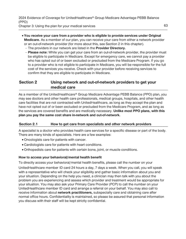 UnitedHealthcare PEBB Balance EOC (2024) - Page 69