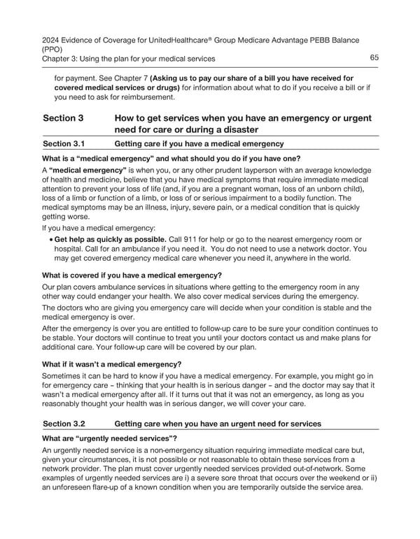 UnitedHealthcare PEBB Balance EOC (2024) - Page 71