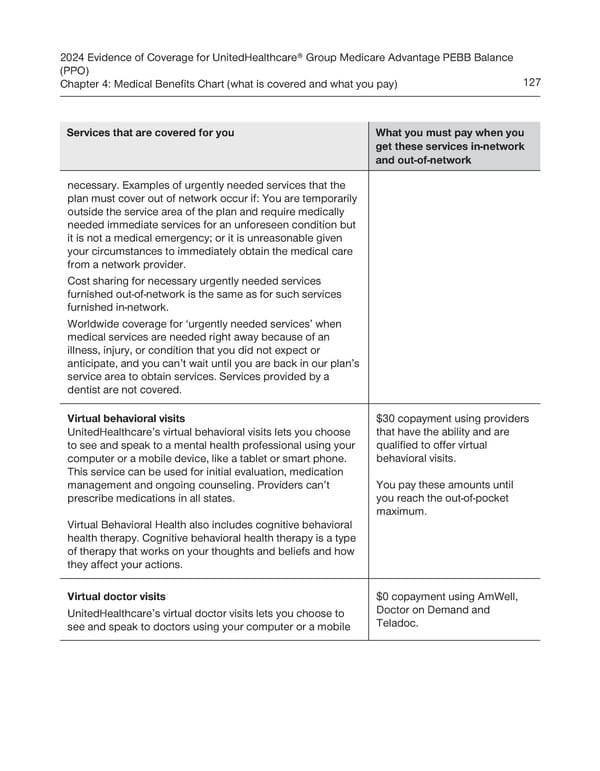 UnitedHealthcare PEBB Balance EOC (2024) - Page 133