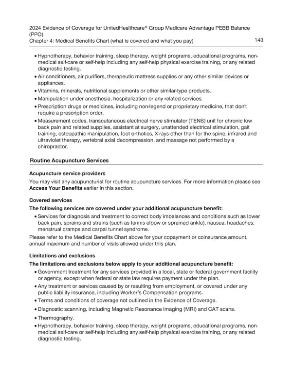 UnitedHealthcare PEBB Balance EOC (2024) - Page 149