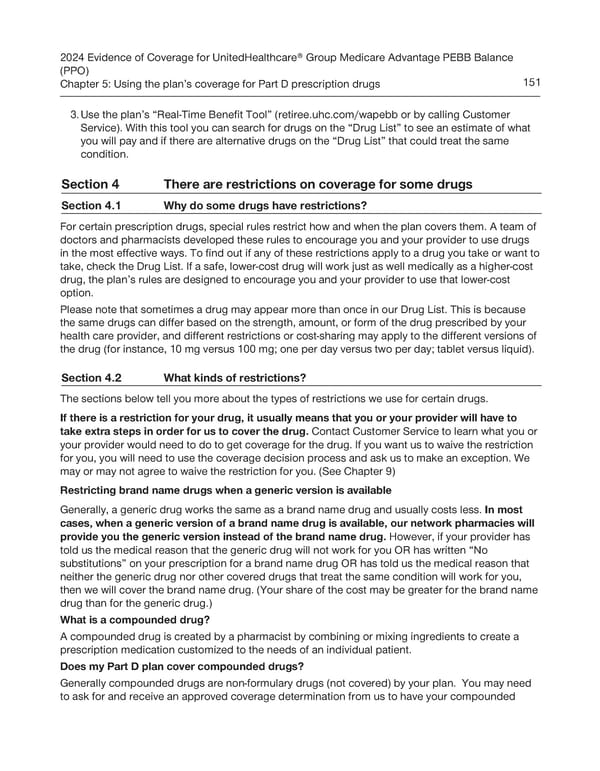 UnitedHealthcare PEBB Balance EOC (2024) - Page 157