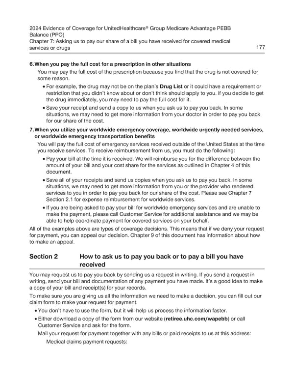 UnitedHealthcare PEBB Balance EOC (2024) - Page 183