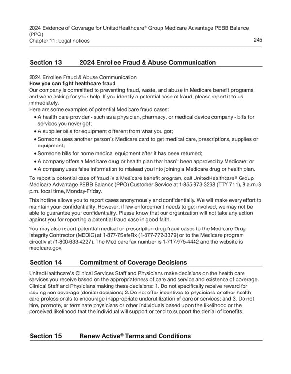 UnitedHealthcare PEBB Balance EOC (2024) - Page 251