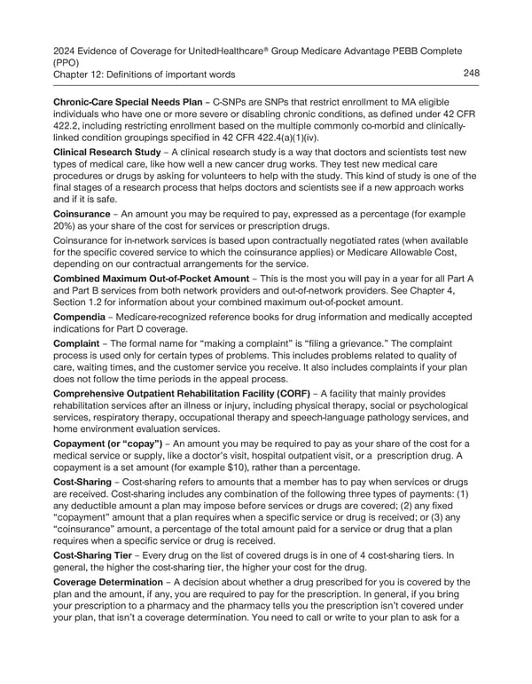 UnitedHealthcare PEBB Complete EOC (2024) - Page 254